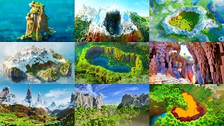 Insanely Beautiful Minecraft Seeds [upl. by Aderb855]