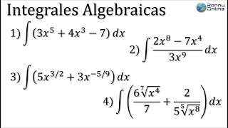 Integrales Algebraicas 1 [upl. by Amo]