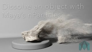 Maya  Basic Particle Dissolve Effect [upl. by Saimerej350]