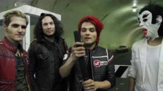 My Chemical Romance  Behind the Scenes de SING [upl. by Caras]