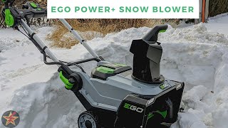 Ego Snow Blower SNT2102 Review amp Snow Test [upl. by Noe603]