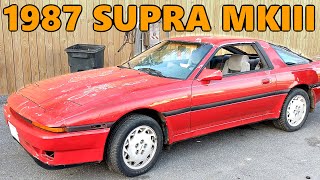 1987 Toyota Supra MKIII Project Car  A Labor of Love [upl. by Osbourne678]