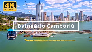 Balneário Camboriú  Brazil 🇧🇷  4K Drone Footage [upl. by Danaher]