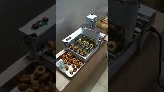 Commercial Electric Mini Automatic Doughnut Machine [upl. by Assillim]