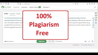 How to avoid Plagiarism in Quillbot With Proof step by step how to paraphrase to avoid plagiarism [upl. by Enitsirhc]