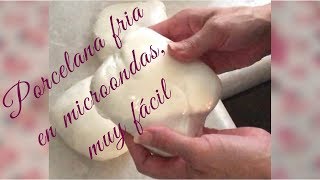 Como hacer la porcelana fria paso a paso sin fuegoHow to make homemade cold porcelain [upl. by Adon779]