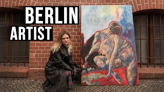 Arts highs amp lows  Oil painting process  25yearold artist living in Berlin [upl. by Yul]