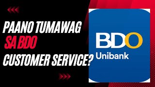 HOW TO CALL BDO CUSTOMER SERVICE FOR FREE  PAANO TUMAWAG SA BDO CUSTOMER SERVICE [upl. by Jori]