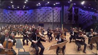 Mahler No 9  3D Sound  360° Video [upl. by Neenaj347]