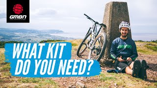 What Kit Do You Need To Ride A Mountain Bike  Basic MTB Gear [upl. by Suzy10]