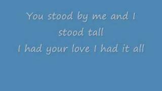 Celine Dion Because you loved me Lyrics [upl. by Aracal]