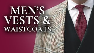 Mens Waistcoats amp Vests  What They Are amp How to Wear Them [upl. by Cini]