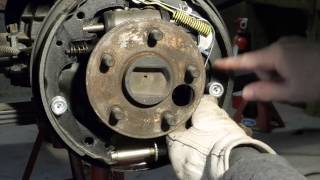 67 Mustang Restoration Rear Drum Brakes [upl. by Mllly]