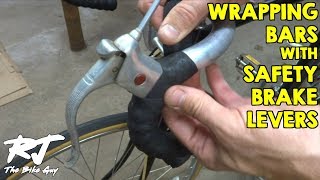 How To Wrap Handlebars With SafetyExtension Brake Levers [upl. by Rie]