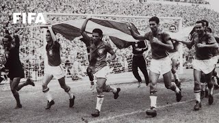 1958 WORLD CUP FINAL Brazil 52 Sweden [upl. by Nylarak639]