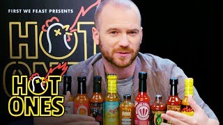 Sean Evans Reveals the Season 9 Hot Sauce Lineup  Hot Ones [upl. by Yekram]