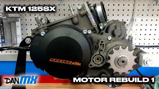 KTM 125SX MOTOR REBUILD  Part 1 [upl. by Rodge738]