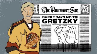 How Wayne Gretzky Almost Became A Vancouver Canuck  Hey Burkie [upl. by Einnov657]