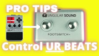 Singular Sound Beatbuddy Footswitch Tutorial [upl. by Idnahs]