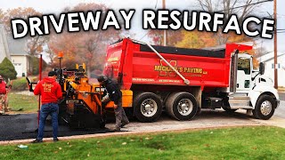 How To Pave Asphalt Driveway Resurface [upl. by Utley]