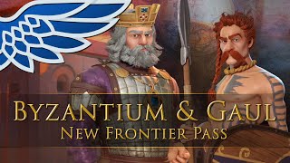 Byzantium and Gaul  New Frontier Pass Pack 3 Quick Look  Civilization VI [upl. by Adnorahs532]