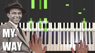 Frank Sinatra  My Way Piano Tutorial Lesson [upl. by Bernat]