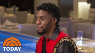 Chadwick Boseman Expertly Swerves Any Avengers Endgame Talk Im Dead  Access [upl. by Leamhsi240]