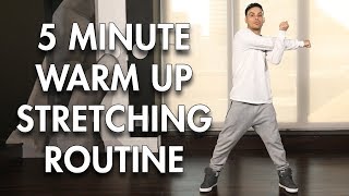 5 minute Warm up  Stretching Routine Dance Tutorial  MihranTV [upl. by Eninnej]