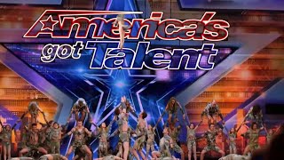 Zurcaroh Aerial Dance Group Stuns with Golden Buzzer on AGT [upl. by Cimbura]