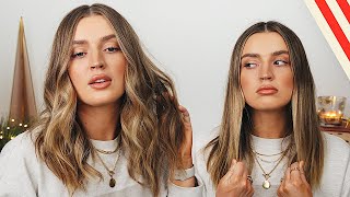 The EASIEST Loose Beachy Waves Hair Tutorial 🌊 [upl. by Alyled777]