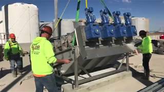 Sludge Dewatering with Trident MD Press [upl. by Almap]