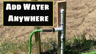 Add a Water Spigot in your Garden [upl. by Barfuss]