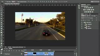 How to edit Video in Photoshop CC and CS6  The Basics Photoshop Tutorial [upl. by Nihi]