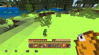 Minecraft Cartoon Texture Pack World [upl. by Ahtnama]