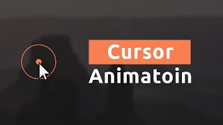 Awesome Cursor Animation on MouseMove Using Javascript [upl. by Orel]