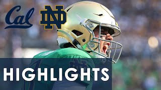 Notre Dame Football Best Plays and Highlights [upl. by Anuahc]