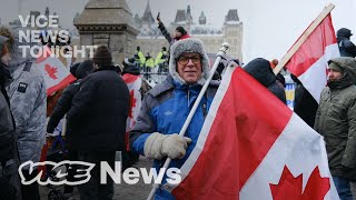 Inside Canada’s Trucker Protests [upl. by Leffert550]