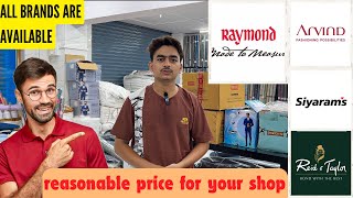 shirting amp suiting fabric in wholesale market Bhiwandi  Raymond  Arvind  Siyaram’s  ReidampTaylor [upl. by Aremaj145]