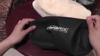 TempurPedic Travel Memory Neck Pillow Review [upl. by Carberry393]