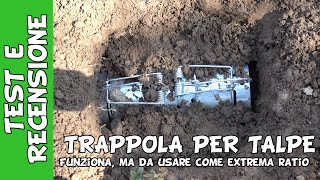 Talpe che scavano nellorto e in giardino come eliminarle Metodo efficace trappola per talpe [upl. by Dill327]