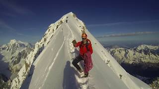 Aiguille Verte par le couloir Whymper [upl. by Arria392]