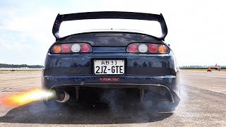 Ultimate SUPRA 2JZ Turbo Compilation  EXTREME SOUND Launches [upl. by Auhsoj834]