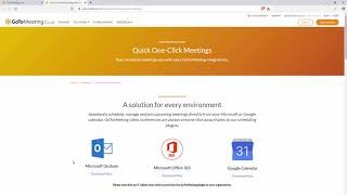 GoToMeeting How to use the Outlook Plugin [upl. by Ylrac]