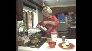 Mary Berry makes Stilton Soup  How to make Stilton Soup  Afternoon plus  1983 [upl. by Otit]