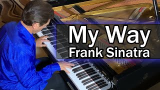 My Way on Piano  Frank Sinatra  David Osborne Cover [upl. by Alihet]