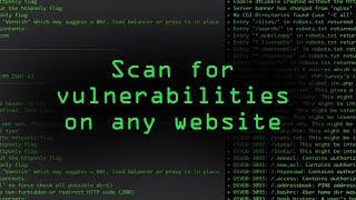 Scan for Vulnerabilities on Any Website Using Nikto Tutorial [upl. by Mauldon708]