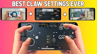 PUBG MOBILE BEST 4 FINGER CLAW SETTINGS EVER [upl. by Noorah]