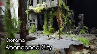 DIY PostApocalyptic Diorama Using Foam for Building Structures [upl. by Arrekahs]