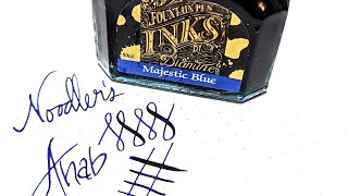 Diamine Majestic Blue Ink Review [upl. by Ssor]