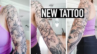 FULL SLEEVE TATTOO  Vlog [upl. by Lynnett]